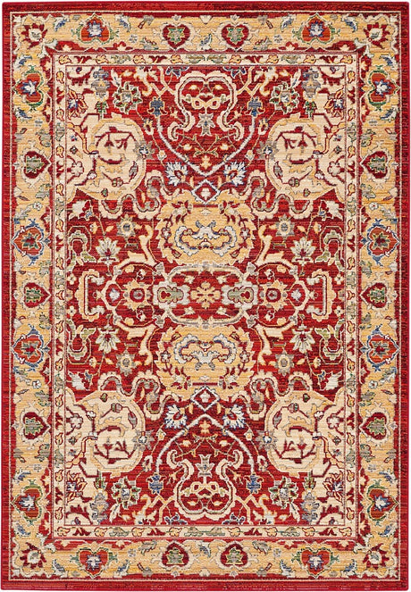 Nourison Majestic Mst04 Red Rugs - Nourison - 99446713445