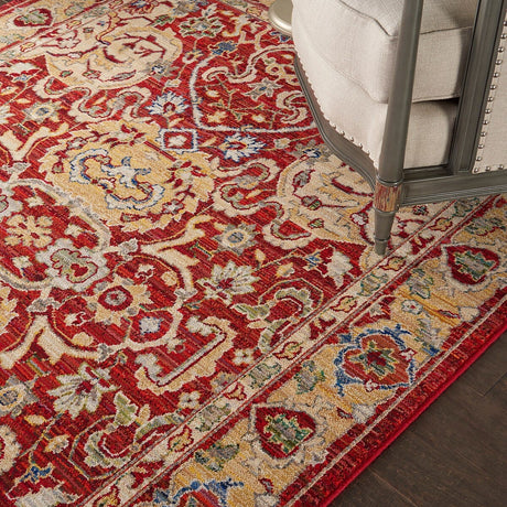 Nourison Majestic Mst04 Red Rugs - Nourison - 99446713445