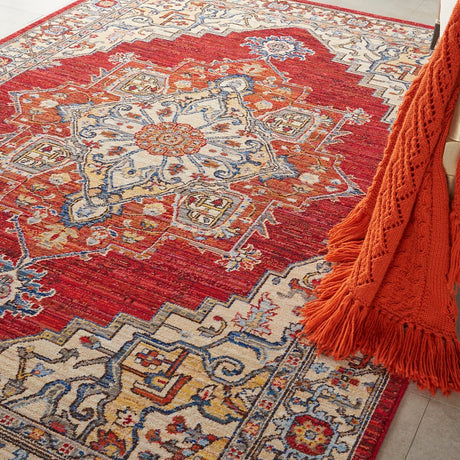 Nourison Majestic Mst05 Red Rugs - Nourison - 99446713520