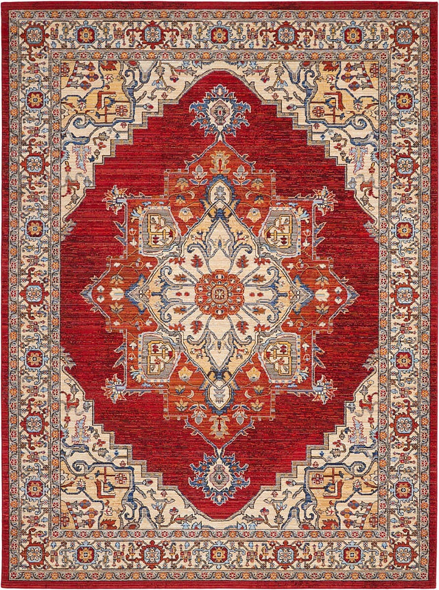 Nourison Majestic Mst05 Red Rugs - Nourison - 99446713520