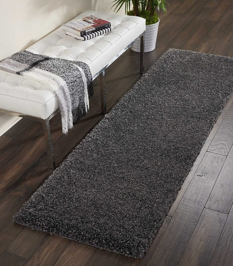 Nourison Malibu Shag Msg01 Dark Grey Rugs - Nourison - 99446397690