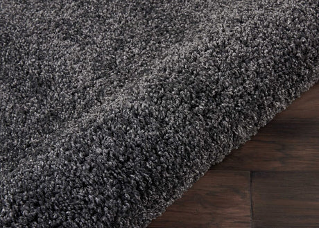 Nourison Malibu Shag Msg01 Dark Grey Rugs - Nourison - 99446397690