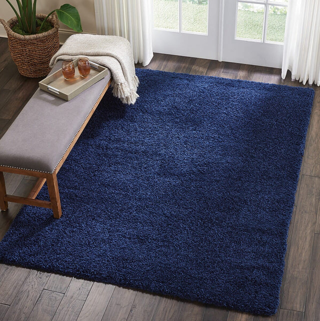 Nourison Malibu Shag Msg01 Navy Rugs - Nourison - 99446398307