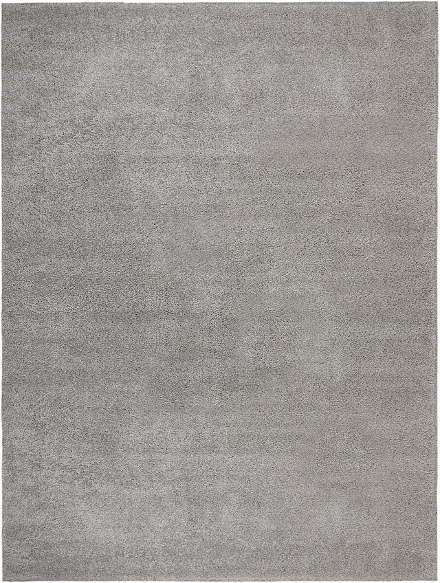 Nourison Malibu Shag Msg01 Silver Grey Rugs - Nourison - 99446397409