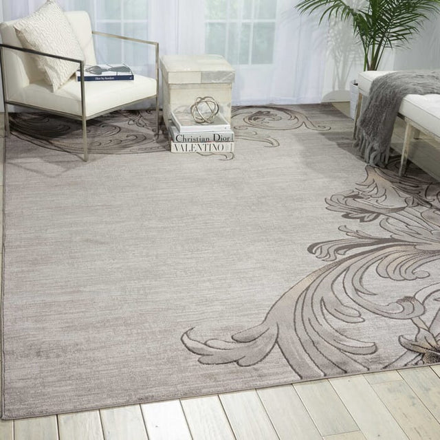 Nourison Maxell Mae05 Graphite Rugs - Nourison - 33526