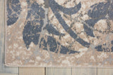 Nourison Maxell Mae10 Ivory / Blue Rugs - Nourison - 34373