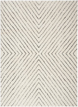 Nourison Modern Comfort Mnc01 Ivory Black Rug - Nourison - 99446923028