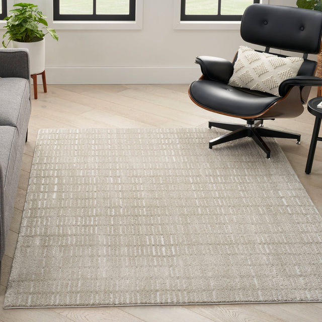 Nourison Modern Comfort Mnc03 Grey Ivory Rug - Nourison - 99446923073