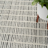 Nourison Modern Comfort Mnc03 Ivory Black Rug - Nourison - 99446973733
