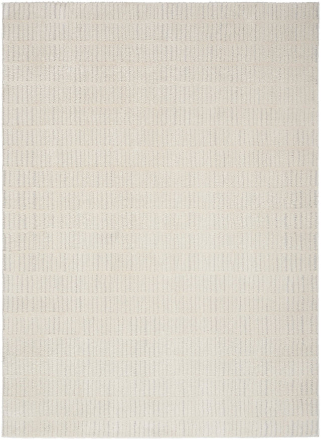 Nourison Modern Comfort Mnc03 Ivory Grey Rug - Nourison - 99446923172