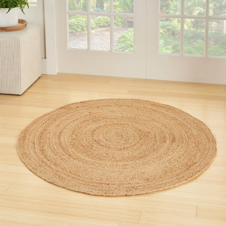 Nourison Natural Jute Njt03 Natural Rug - Nourison - 99446939593