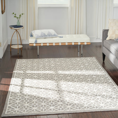 Nourison Nicole Curtis Series 2 Sr201 Grey Rug - Nourison - 99446879516