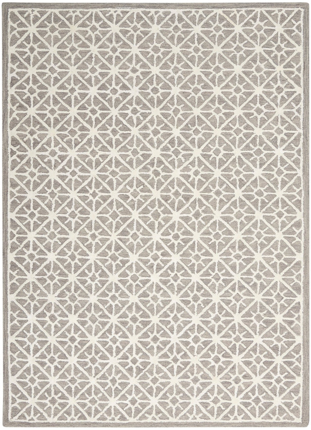 Nourison Nicole Curtis Series 2 Sr201 Grey Rug - Nourison - 99446879516