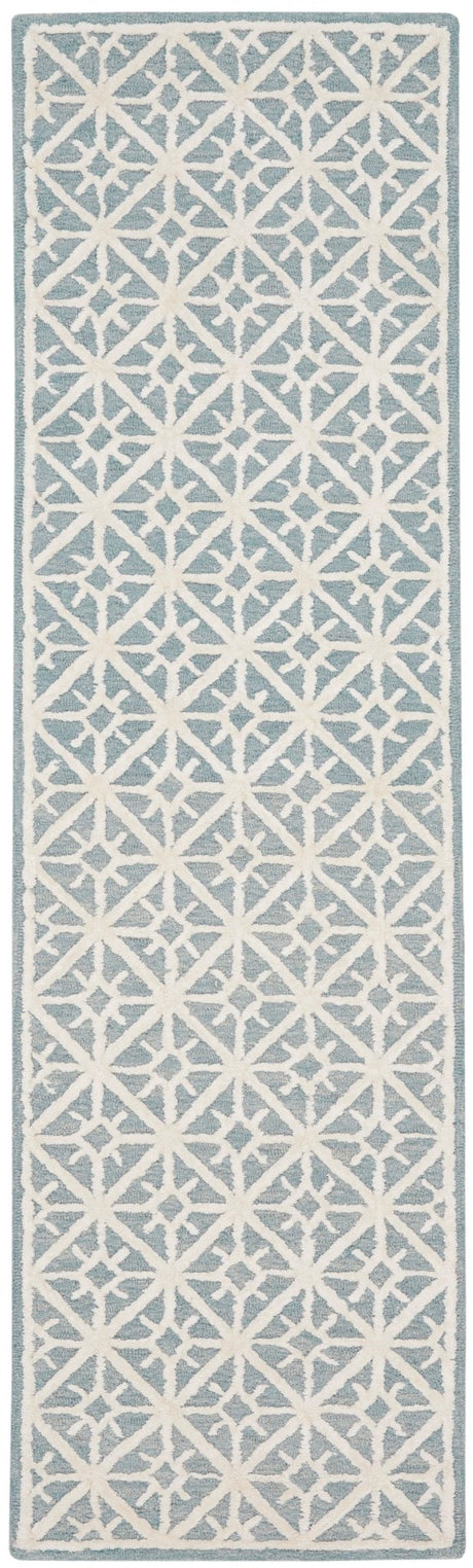 Nourison Nicole Curtis Series 2 Sr201 Light Blue Rug - Nourison - 99446879653