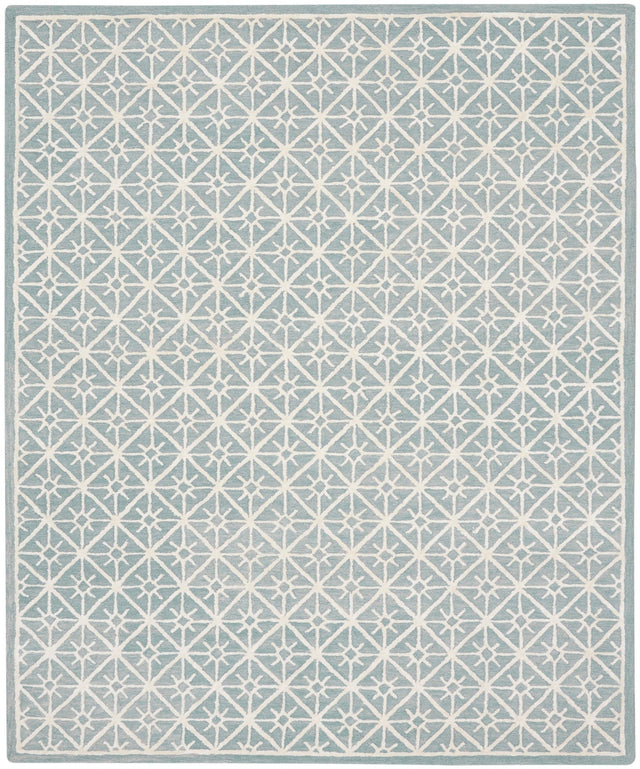 Nourison Nicole Curtis Series 2 Sr201 Light Blue Rug - Nourison - 99446879660