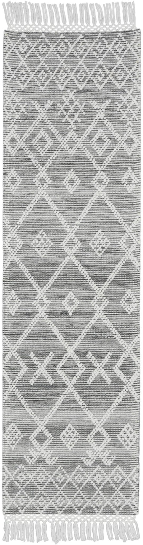 Nourison Nicole Curtis Series 3 Sr302 Grey/Ivory Rug - Nourison - 99446882745