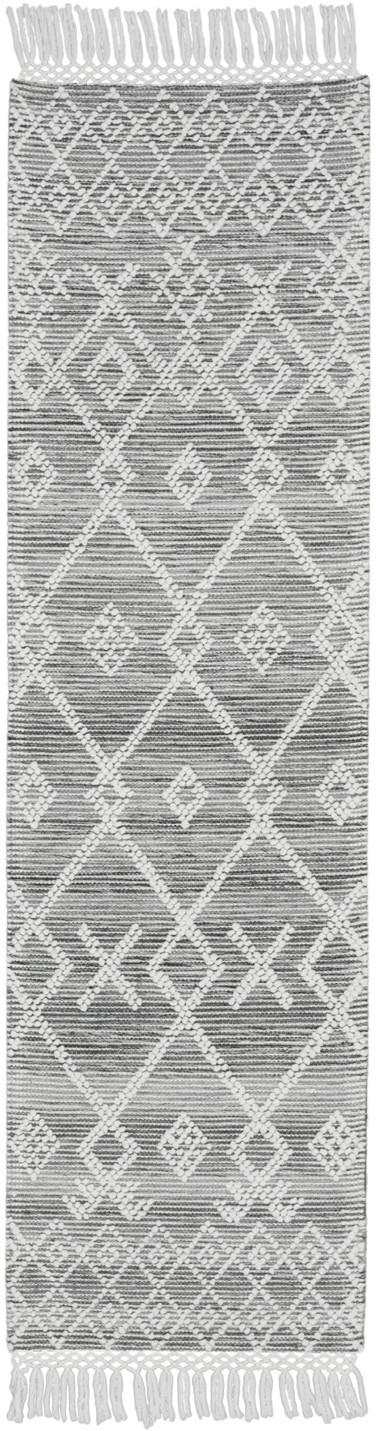 Nourison Nicole Curtis Series 3 Sr302 Grey/Ivory Rug - Nourison - 99446882745