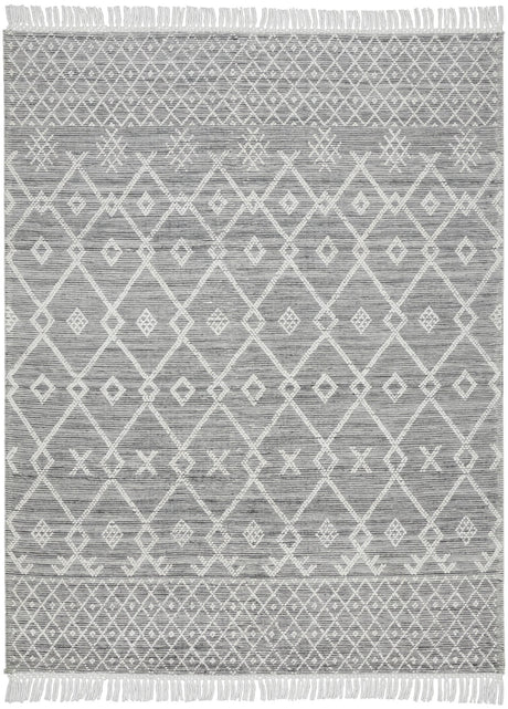 Nourison Nicole Curtis Series 3 Sr302 Grey/Ivory Rug - Nourison - 99446882752