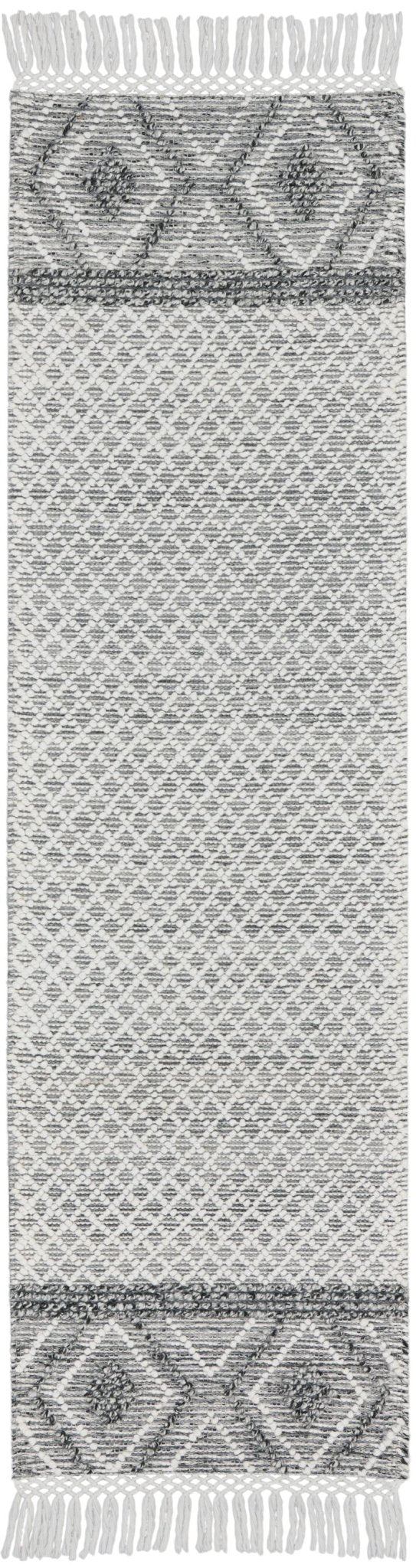 Nourison Nicole Curtis Series 3 Sr303 Grey/Ivory Rug - Nourison - 99446882813