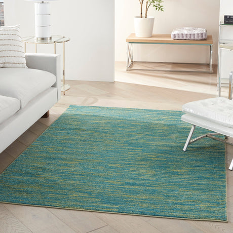 Nourison Nourison Essentials Nre01 Blue Green Rugs - Nourison - 99446823045