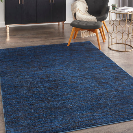 Nourison Nourison Essentials Nre01 Midnight Blue Rugs - Nourison - 99446824165