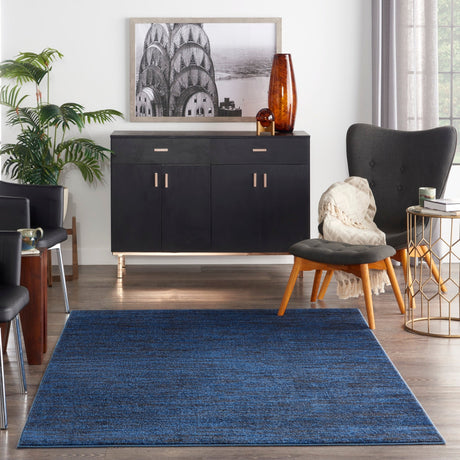 Nourison Nourison Essentials Nre01 Midnight Blue Rugs - Nourison - 99446824271