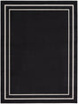 Nourison Nourison Essentials Nre02 Black Ivory Rug - Nourison - 99446136664