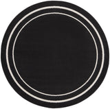 Nourison Nourison Essentials Nre02 Black Ivory Rug - Nourison - 99446136688