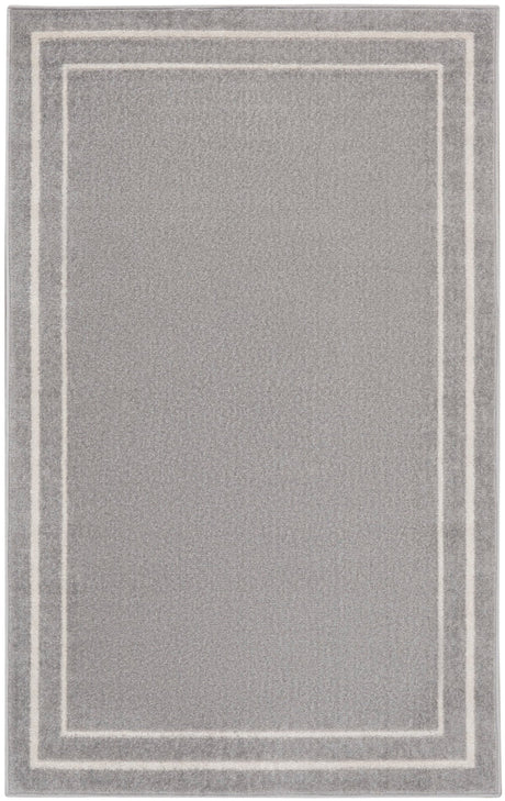 Nourison Nourison Essentials Nre02 Grey/Ivory Rug - Nourison - 99446147394