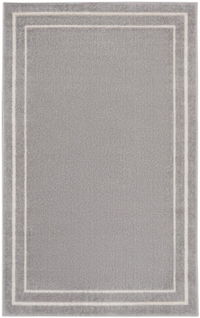 Nourison Nourison Essentials Nre02 Grey/Ivory Rug - Nourison - 99446147394