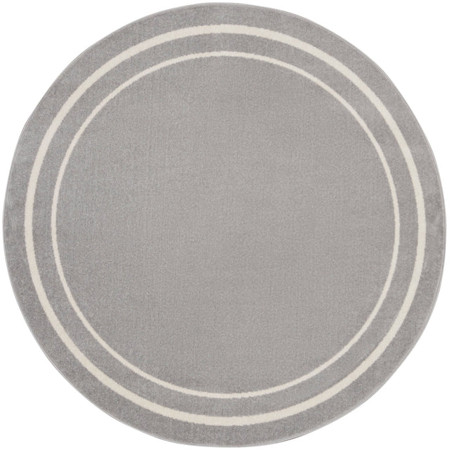 Nourison Nourison Essentials Nre02 Grey/Ivory Rug - Nourison - 99446147578