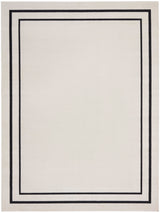 Nourison Nourison Essentials Nre02 Ivory/Black Rug - Nourison - 99446148230