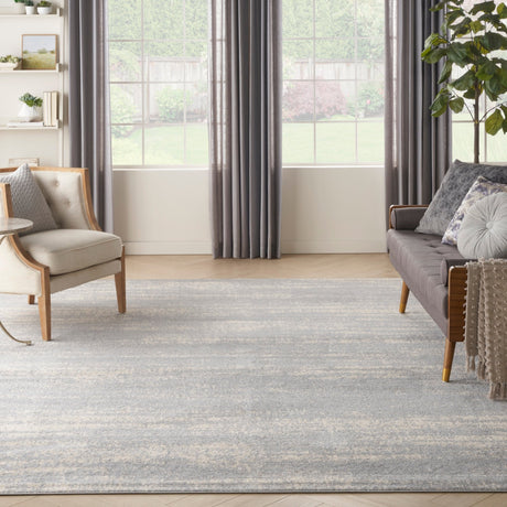 Nourison Nourison Essentials Nre03 Grey/Beige Rug - Nourison - 99446149152