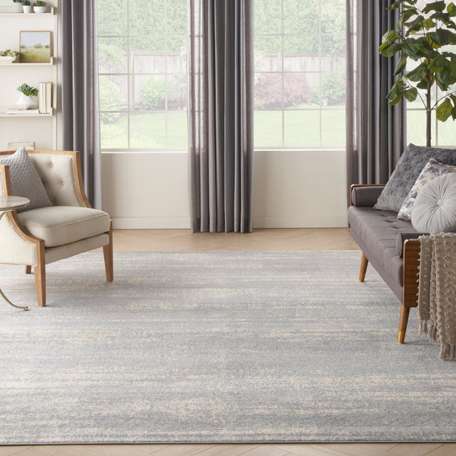 Nourison Nourison Essentials Nre03 Grey/Beige Rug - Nourison - 99446149152