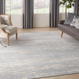 Nourison Nourison Essentials Nre03 Grey/Beige Rug - Nourison - 99446149343