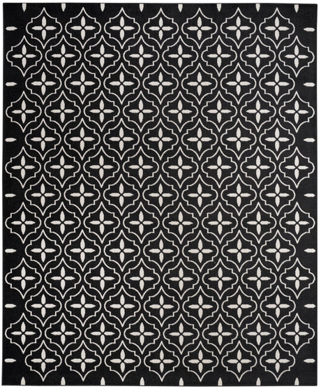 Nourison Nourison Essentials Nre04 Black Ivory Rug - Nourison - 99446940681