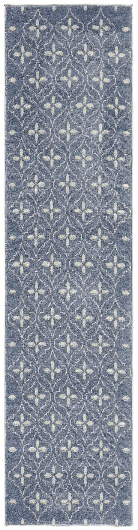 Nourison Nourison Essentials Nre04 Blue Ivory Rug - Nourison - 99446940827