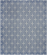 Nourison Nourison Essentials Nre04 Blue Ivory Rug - Nourison - 99446940834