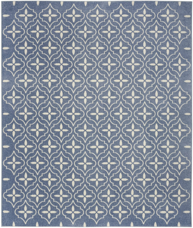 Nourison Nourison Essentials Nre04 Blue Ivory Rug - Nourison - 99446940834