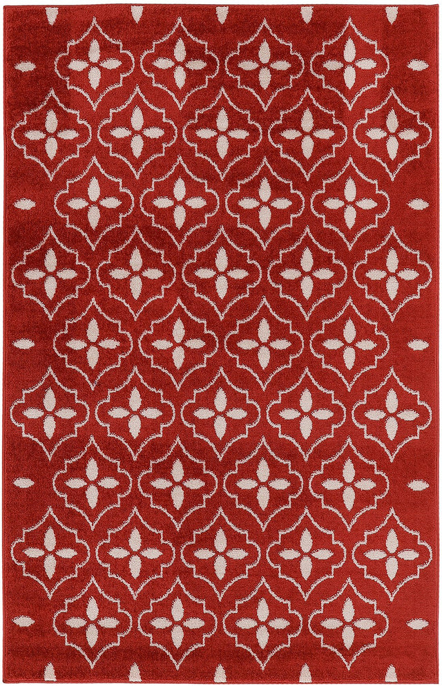 Nourison Nourison Essentials Nre04 Brick Ivory Rug - Nourison - 99446940933