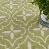Nourison Nourison Essentials Nre04 Green Ivory Rug - Nourison - 99446940728