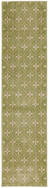 Nourison Nourison Essentials Nre04 Green Ivory Rug - Nourison - 99446940728