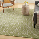Nourison Nourison Essentials Nre04 Green Ivory Rug - Nourison - 99446940735