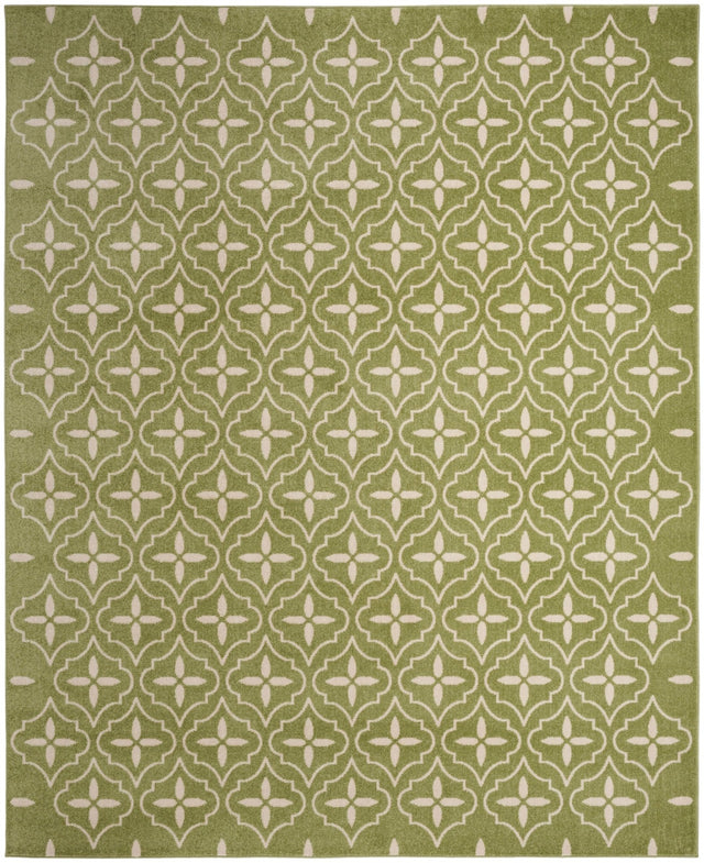 Nourison Nourison Essentials Nre04 Green Ivory Rug - Nourison - 99446940735