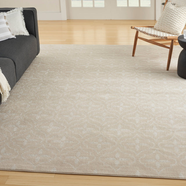 Nourison Nourison Essentials Nre04 Ivory Beige Rug - Nourison - 99446940438