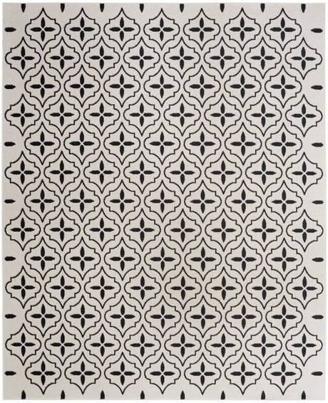 Nourison Nourison Essentials Nre04 Ivory Black Rug - Nourison - 99446940636