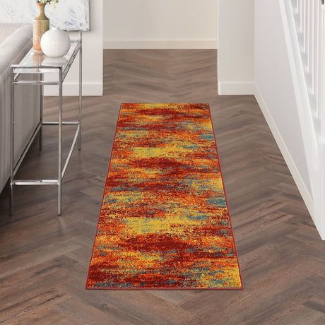 Nourison Nourison Essentials Nre06 Flame Rug - Nourison - 99446941077