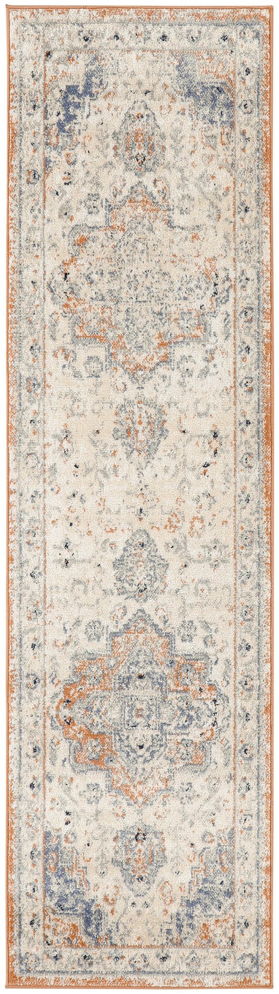 Nourison Nourison Essentials Persian Nre07 Beige Blue Rug - Nourison - 99446965486