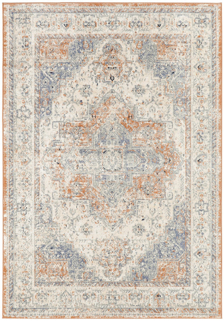 Nourison Nourison Essentials Persian Nre07 Beige Blue Rug - Nourison - 99446965509