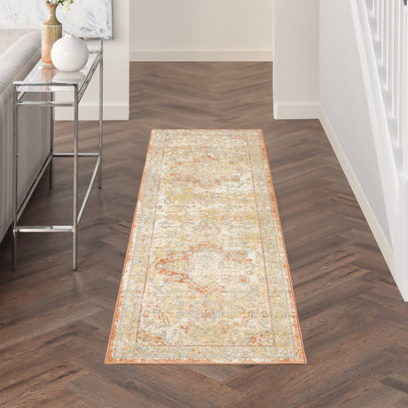 Nourison Nourison Essentials Persian Nre07 Beige Rust Rug - Nourison - 99446965622